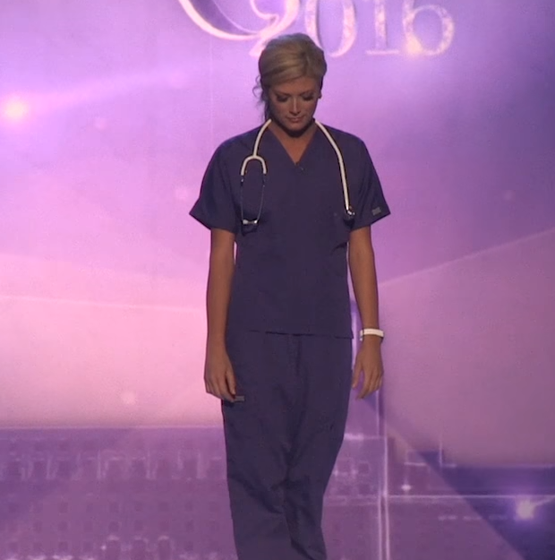 Miss America Contestant Steps Onstage In Nursing Scrubs. But When She Looks Up? My Heart STOPPED! 1 37